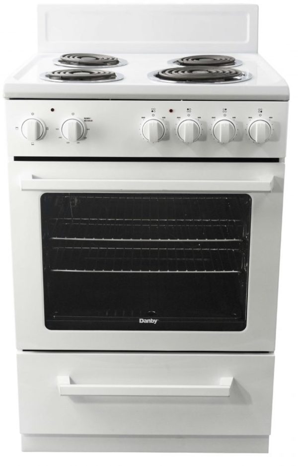 Danby 24" FSE Coil Range White