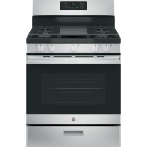 30″ Free-Standing Steam Clean Gas Range