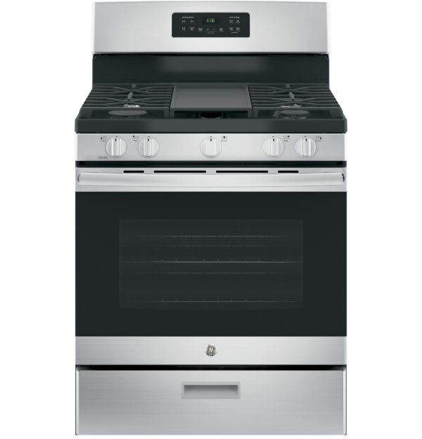 30" Free-Standing Steam Clean Gas Range