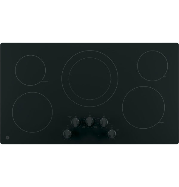 36" Radiant Cooktop, 8" Power BoiL, 6" Warming, 7", 6" Melt, 12/9" Dual Elements