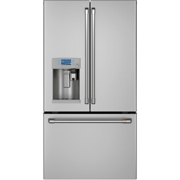 Café™ 22.2 Cu. Ft. Counter-Depth French-Door Refrigerator with Keurig® K-Cup® Brewing System Stainless Steel