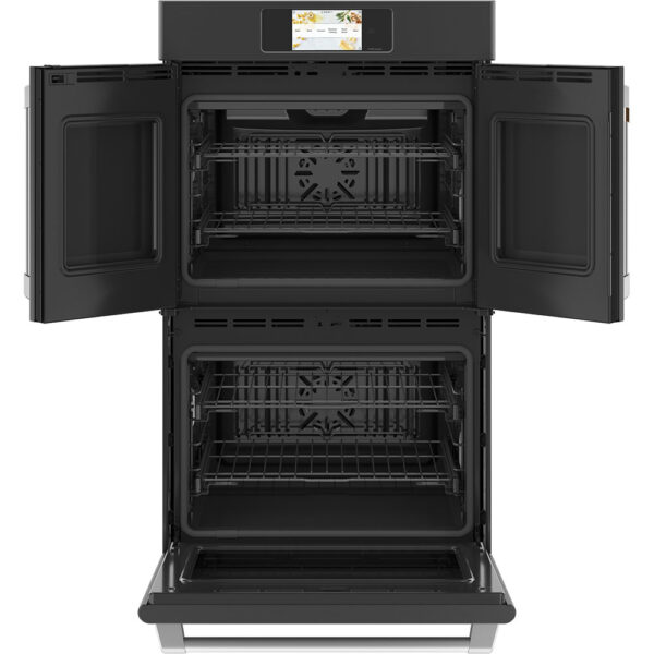 Café™ 30" Built-In French-Door Double Convection Wall Oven Matte Black - Image 2