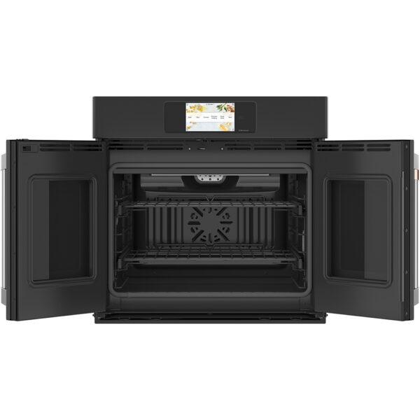 Café™ 30" Built-In French-Door Single Convection Wall Oven Matte Black - Image 2