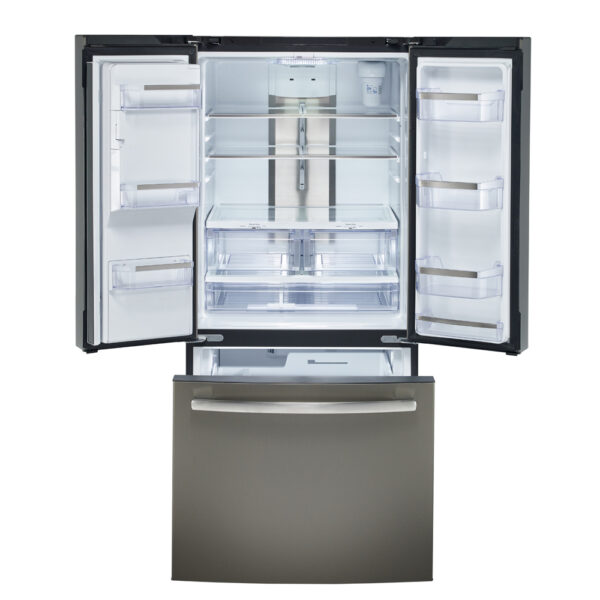 GE Profile 23.5 Cu. Ft. Energy Star French Door Refrigerator with Space Saving Icemaker Slate - PFE24HMLKES