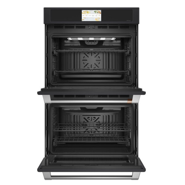 Café 30" Built-In Convection Double Wall Oven Matte Black - Image 3