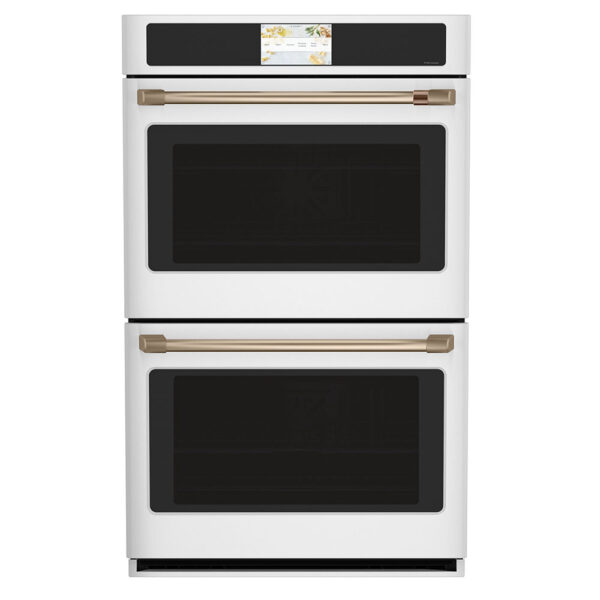 Café 30" Built-In Convection Double Wall Oven Matte White