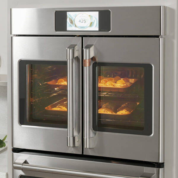 Café™ 30" Built-In French-Door Single Convection Wall Oven Stainless Steel - Image 3