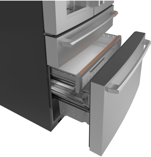 Café™ ENERGY STAR® 22.3 Cu. Ft. Smart Counter-Depth 4-Door French-Door Refrigerator - Image 3