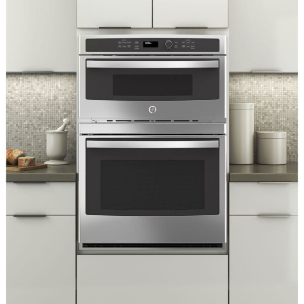 GE 6.7 Cu Ft Built-in Combination Microwave/ Wall Oven Stainless Steel - Image 3