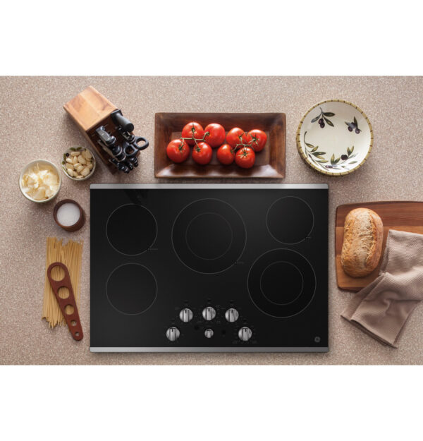 GE® 30" Built-In knob Control Electric Cooktop - Image 2