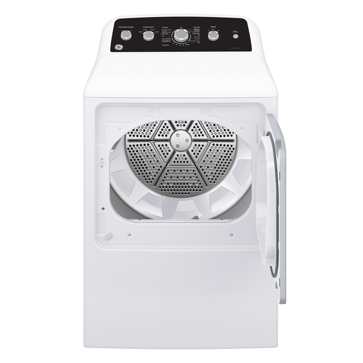 GE 7.2 cu.ft. Top Load Gas Dryer with SaniFresh Cycle White - GTD49GBMRWS - Image 3