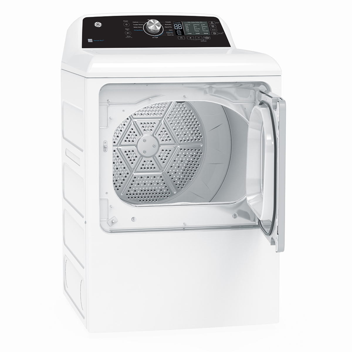 GE 7.4 cu.ft. Top Load Electric Dryer with SaniFresh Cycle White - GTD68EBMRWS - Image 3