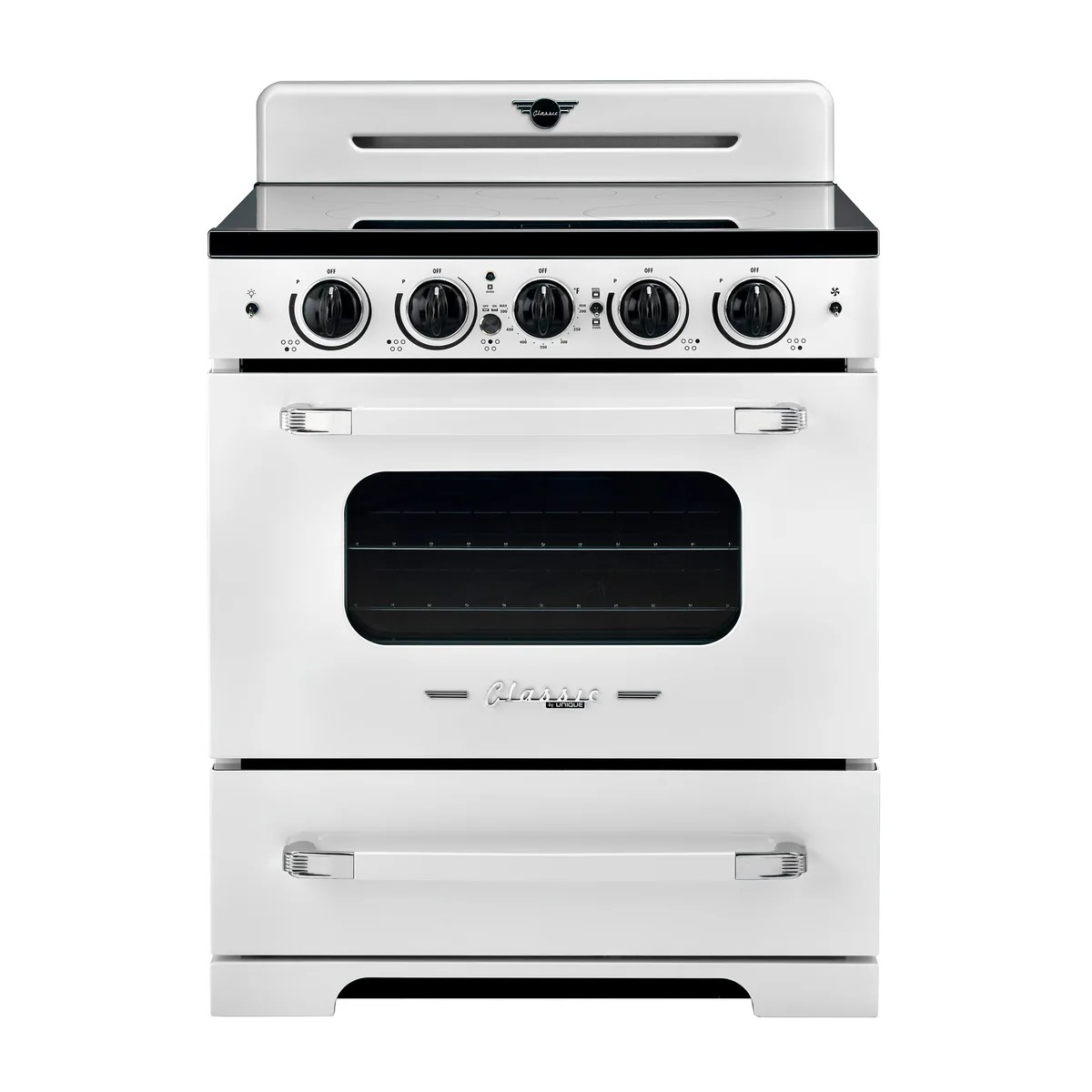 Unique 30′ Classic Retro Induction Range
