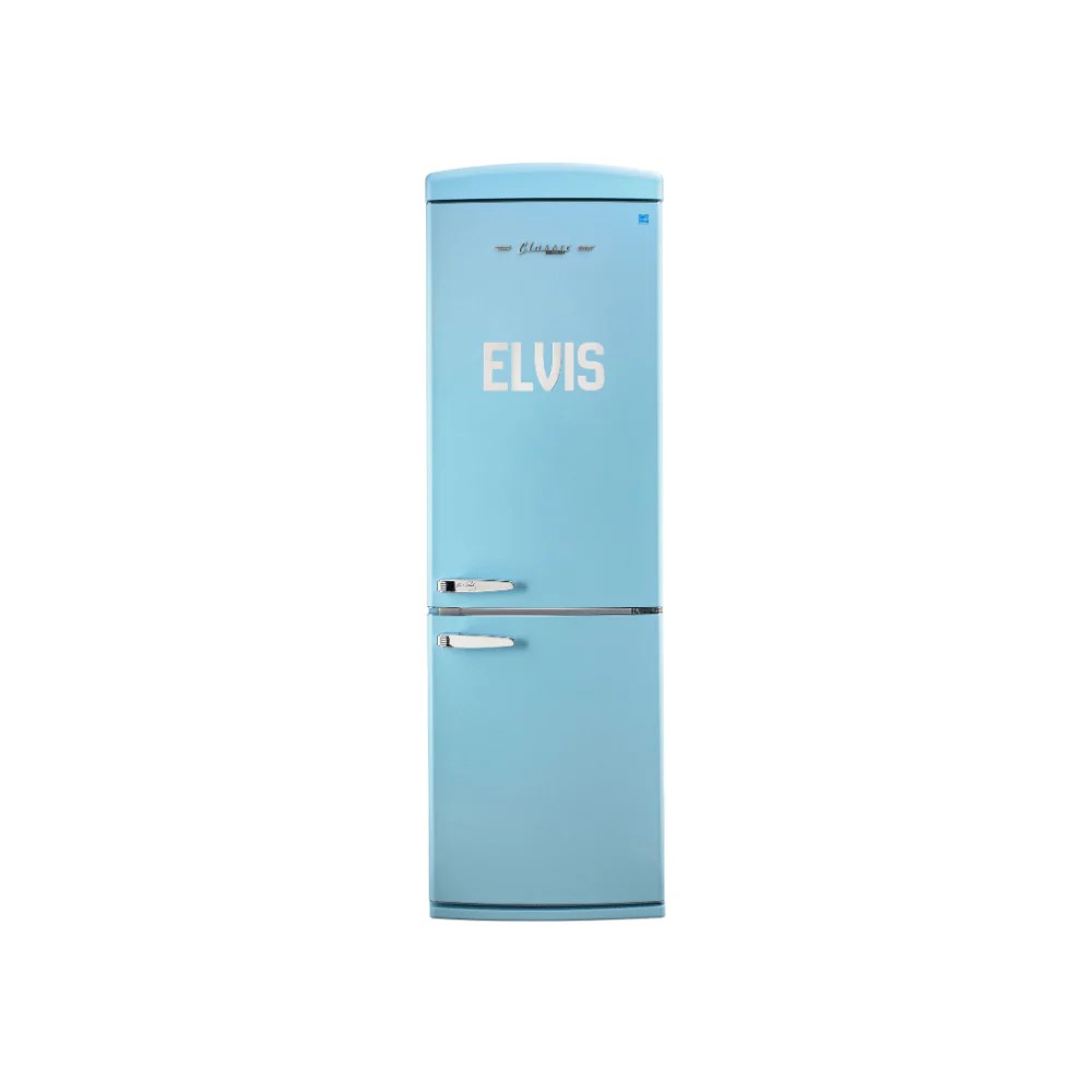 Elvis Classic Retro 12 c.u ft. Bottom Mount Refrigerator