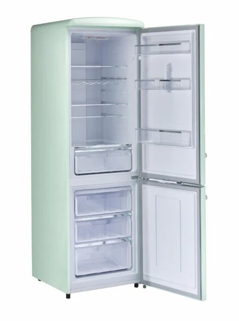 Classic Retro 23.6 in 11.7 cu. ft. Frost Free Retro Bottom Freezer Refrigerator - Image 4
